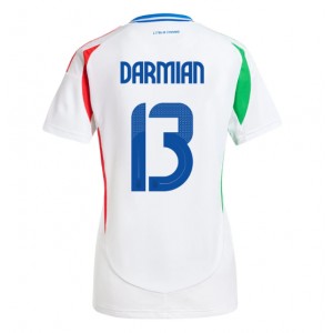 Fotbalové Dres Itálie Matteo Darmian #13 Dámské Venkovní Oblečení ME 2024 Krátký Rukáv